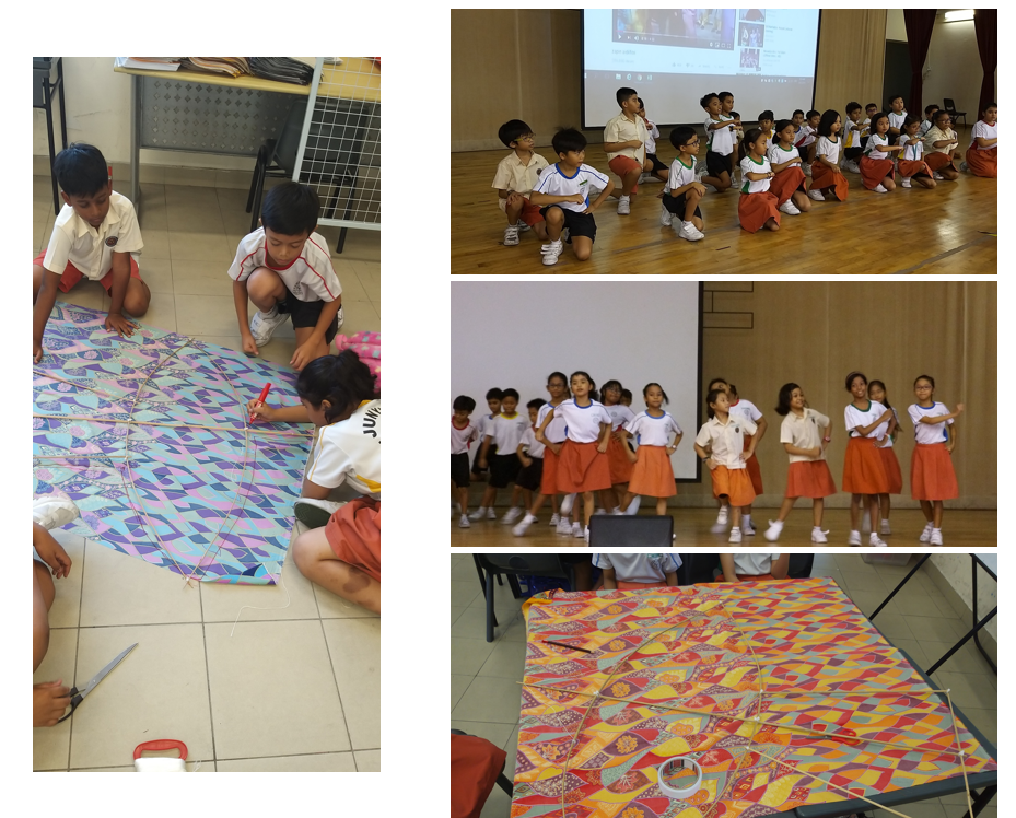 Primary 3 students explore Malay cultural heritage through kite-making and traditional dance at the Cultural Camp